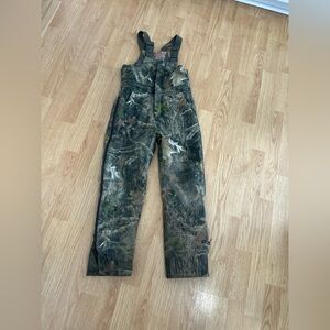 Redhead silent hide bib overalls hunting/fishing camo youth size small- bass pro